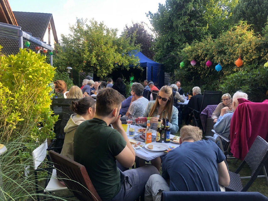 Gartenpartystimmung